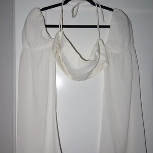 Oh Polly Kateri Long Puff Sleeve Bralette